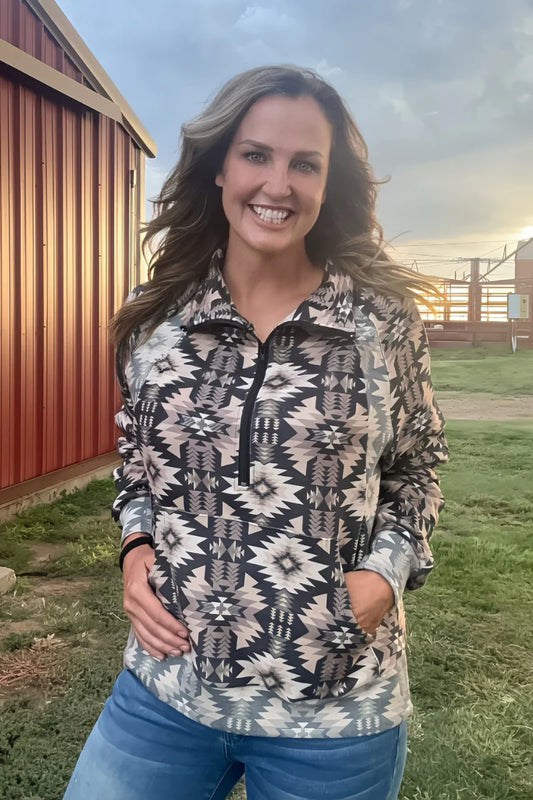 731  SK Aztec Pullover