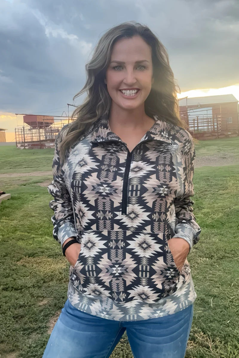 731  SK Aztec Pullover