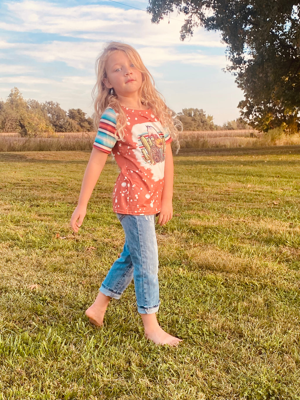 189 Brown Cactus Serape