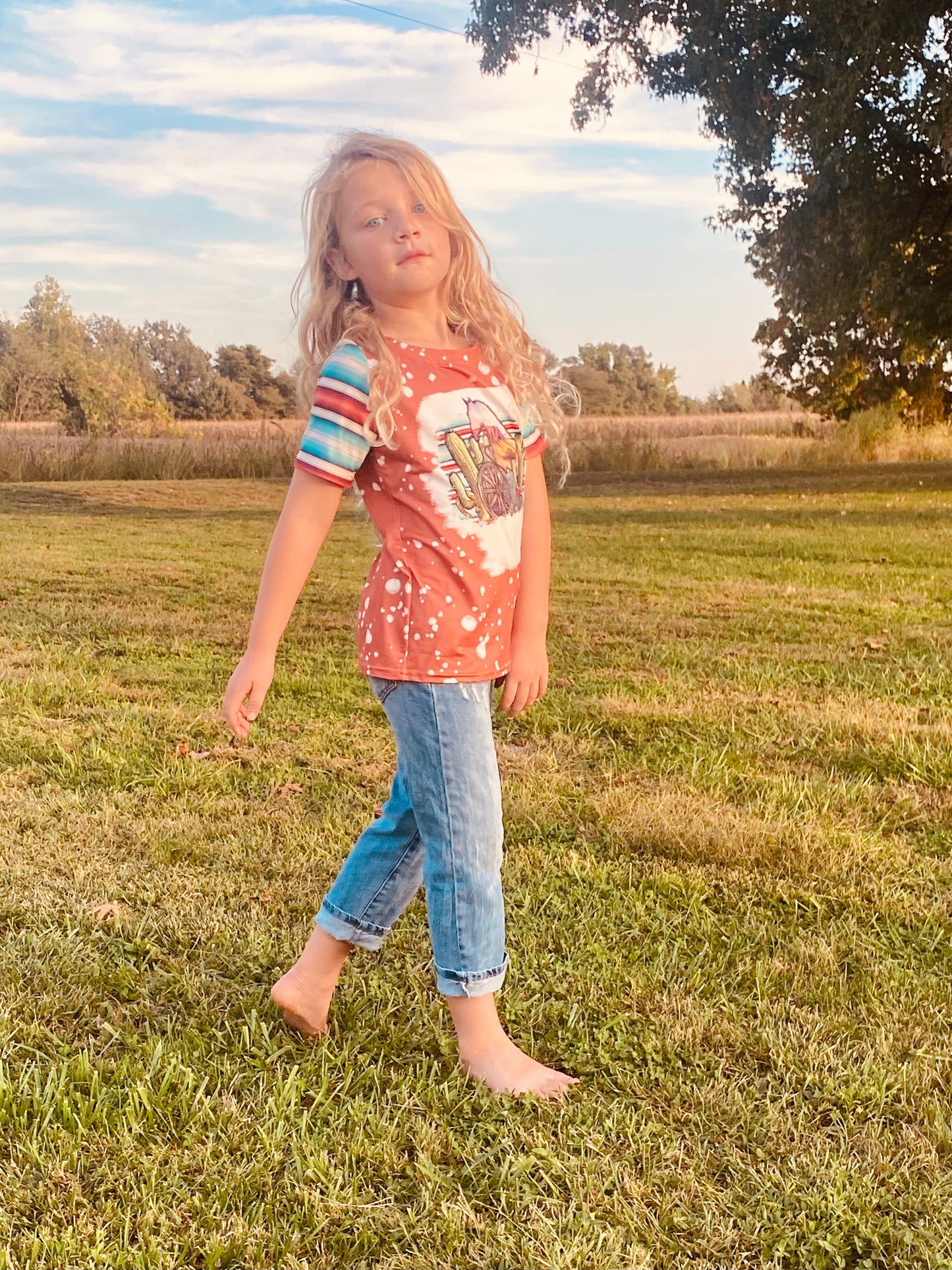 189 Brown Cactus Serape