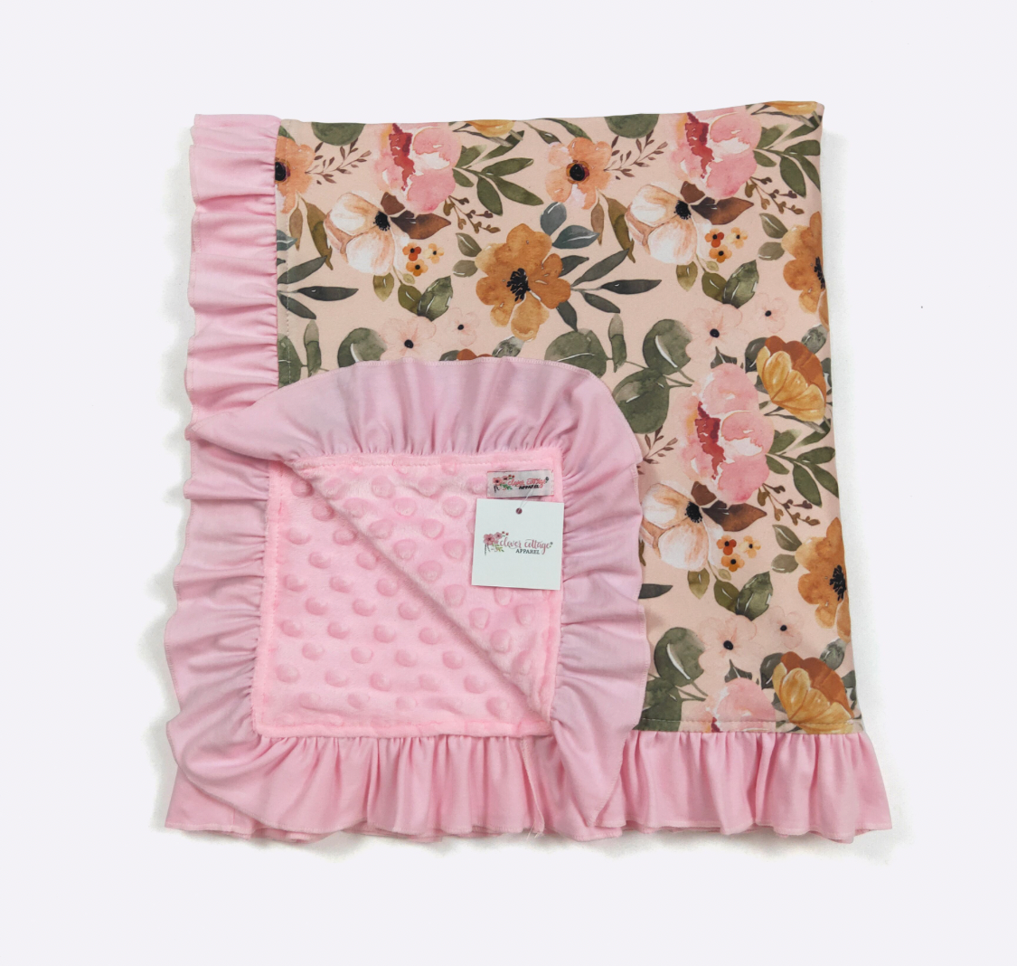 753 GB Wispy Blooms Blanket
