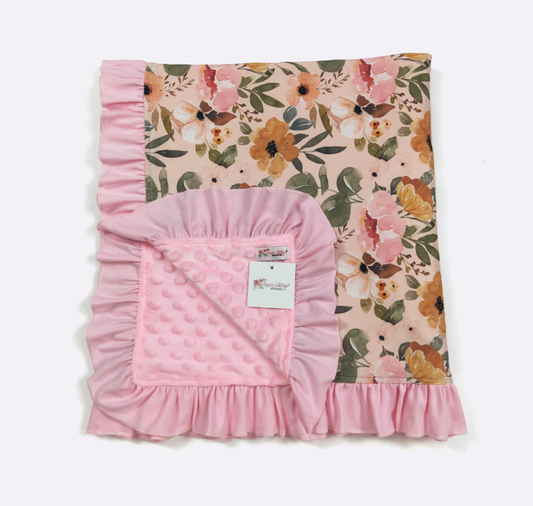 753 GB Wispy Blooms Blanket