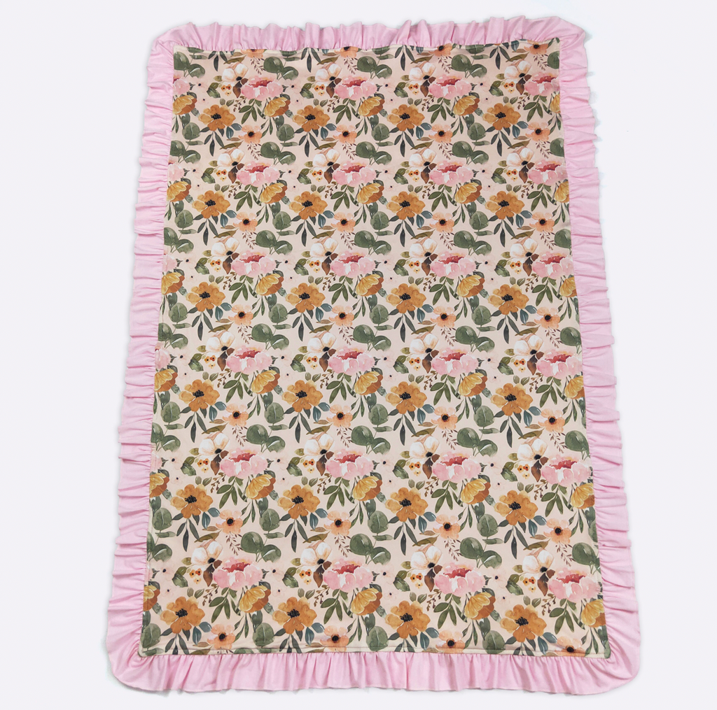 753 GB Wispy Blooms Blanket