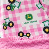 735 John Deere Ruffle Blanket