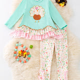 733 Blue Turkey Outfit