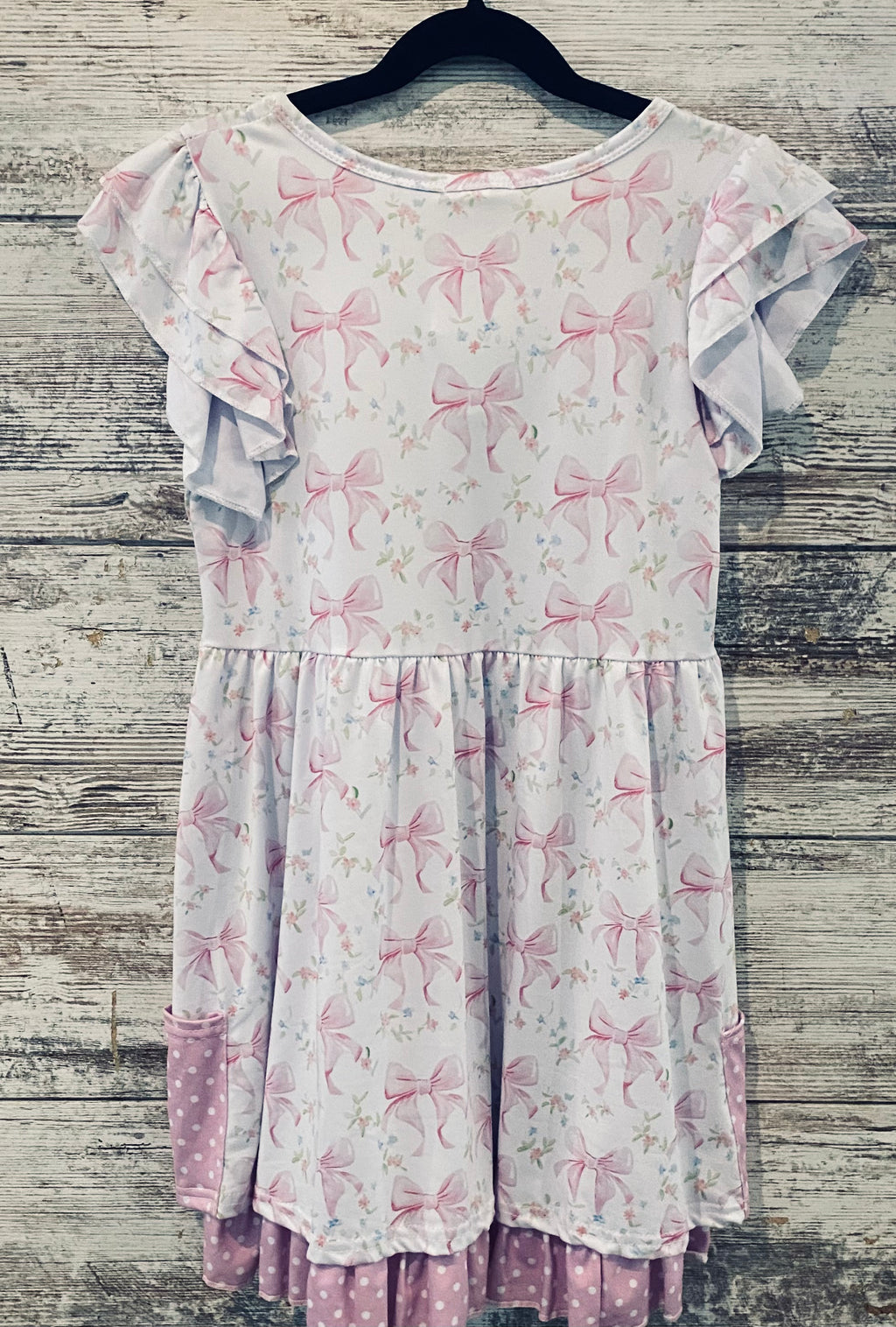 531 Pink Bow Dress