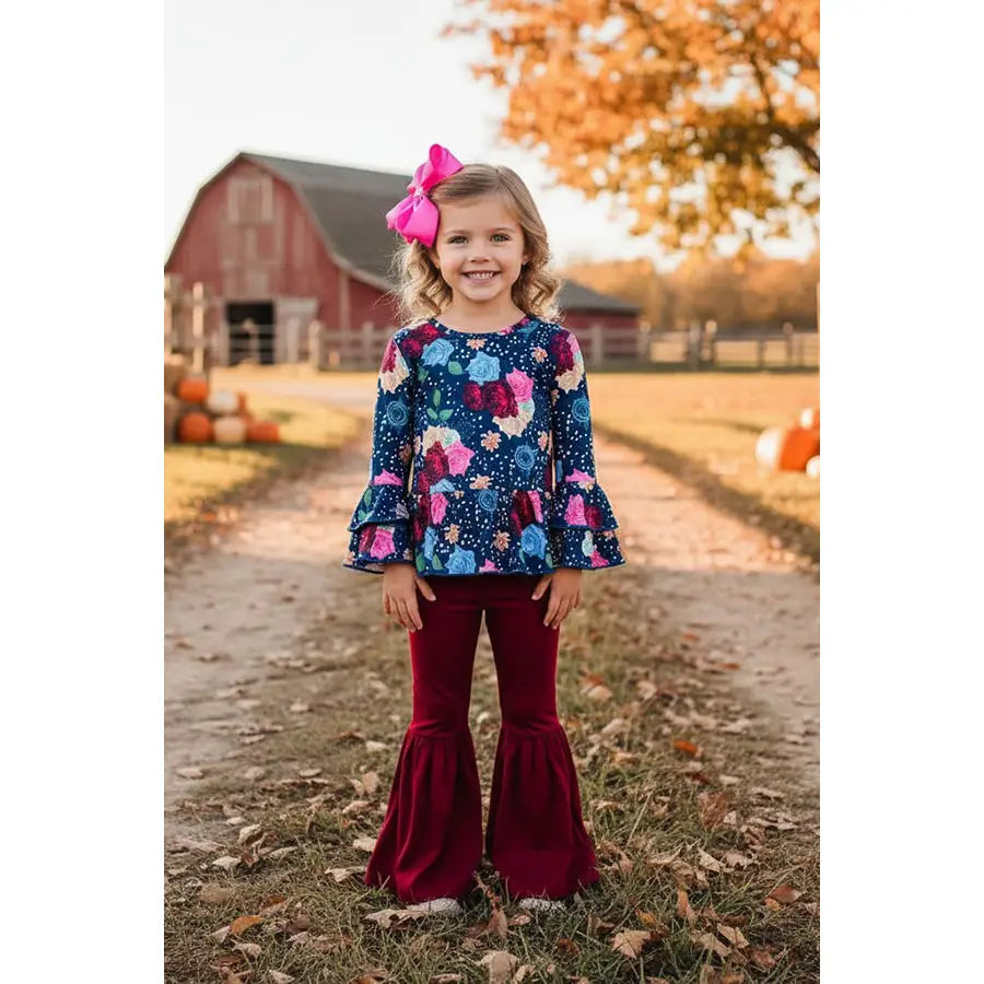 775 Floral Bell Set