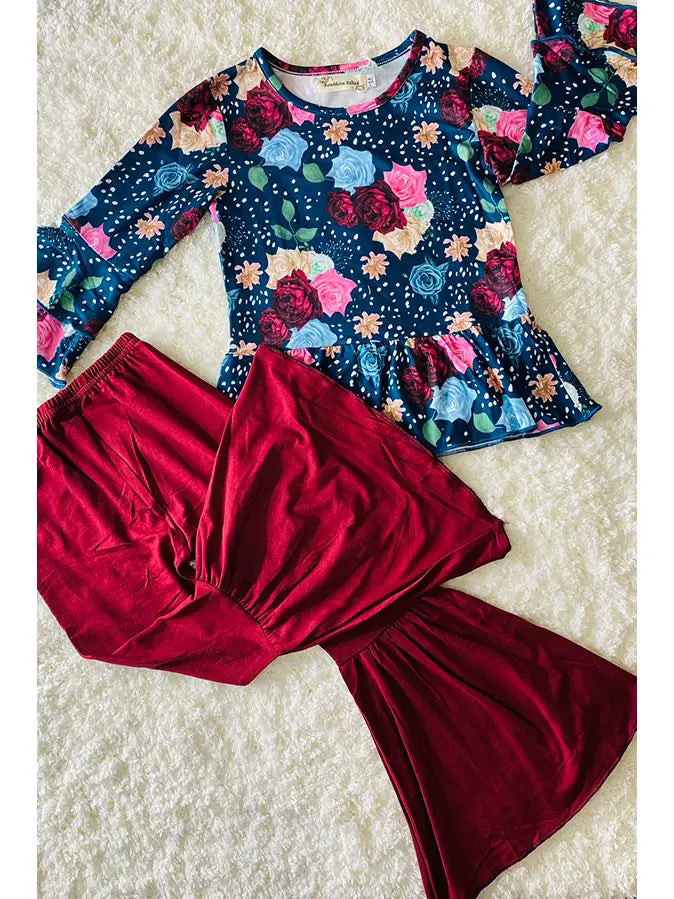 775 Floral Bell Set