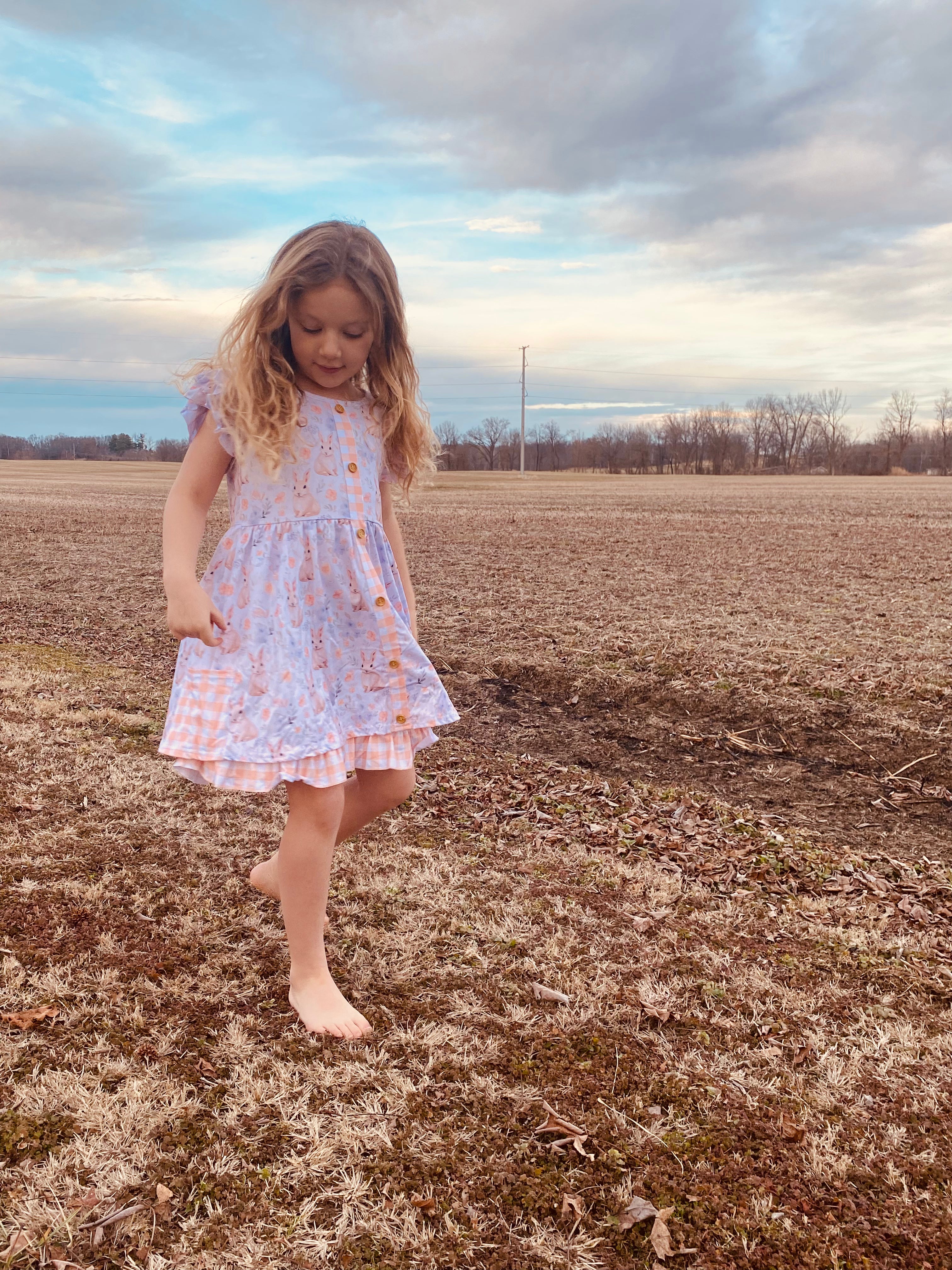 798 Peach Bunnyhop Dress