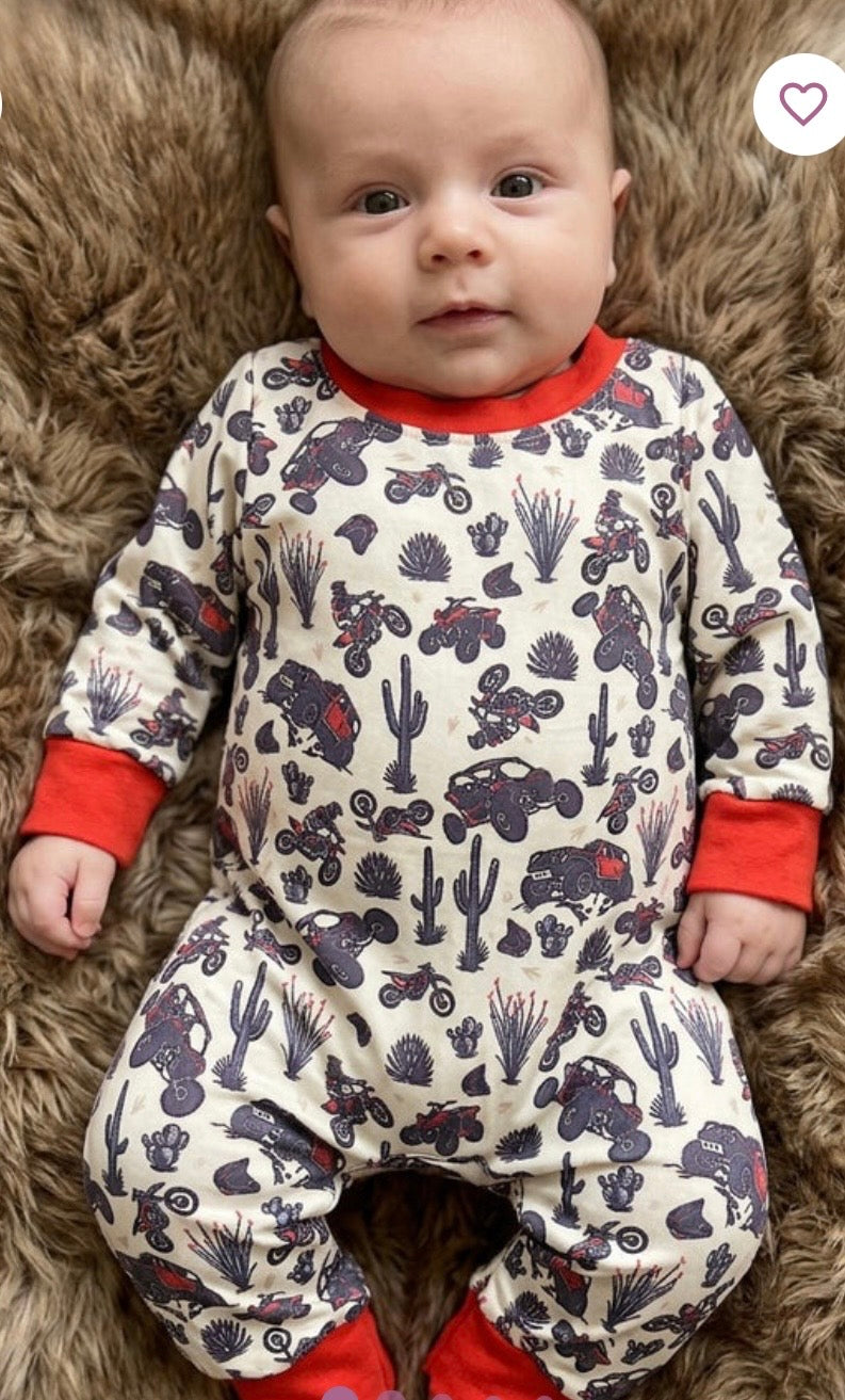 862 Desert Car Romper