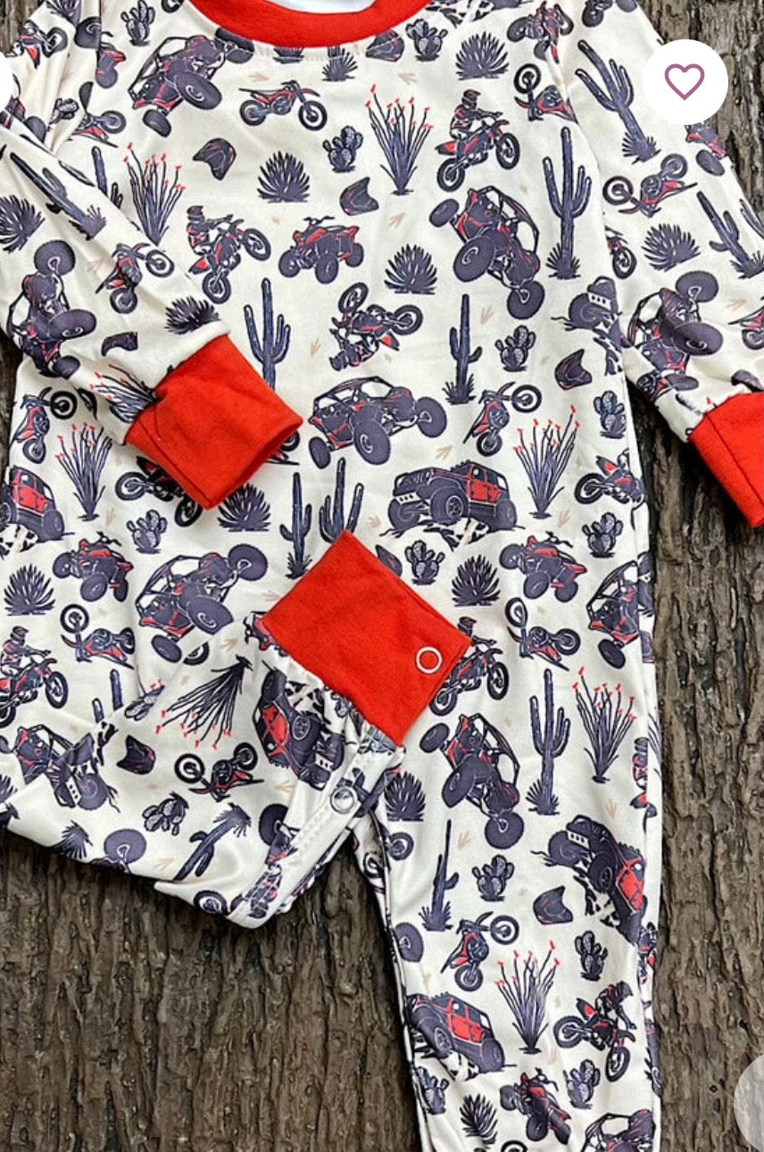 862 Desert Car Romper