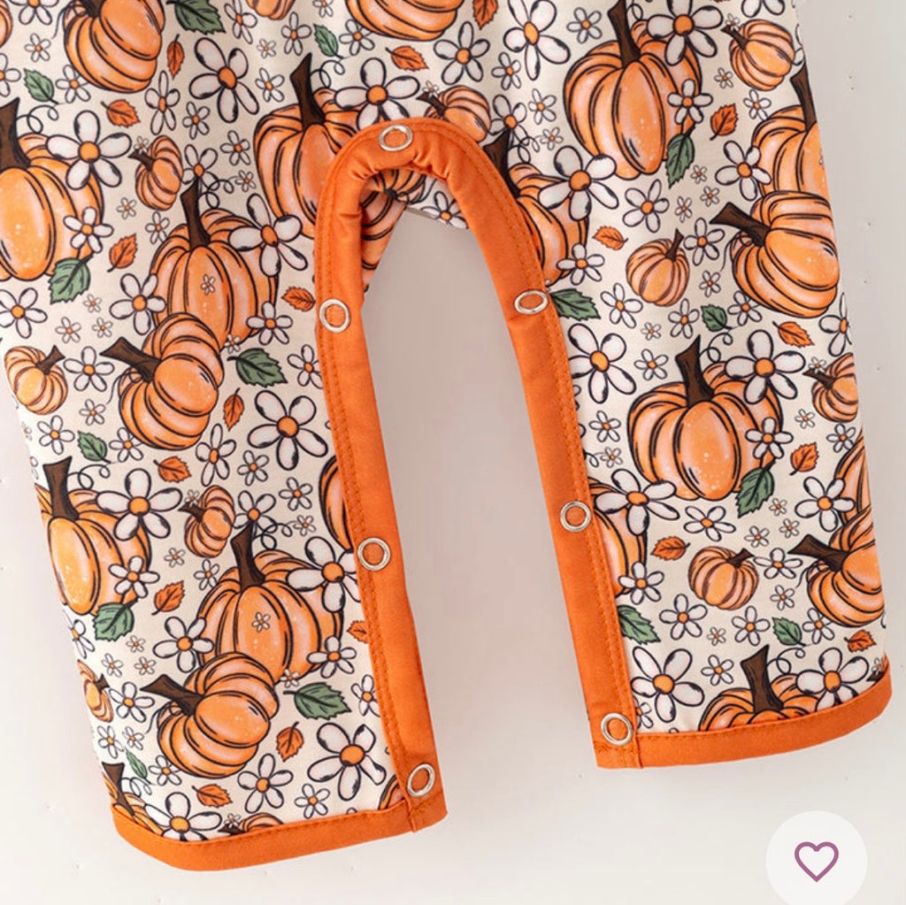 882 Pumpkin Romper