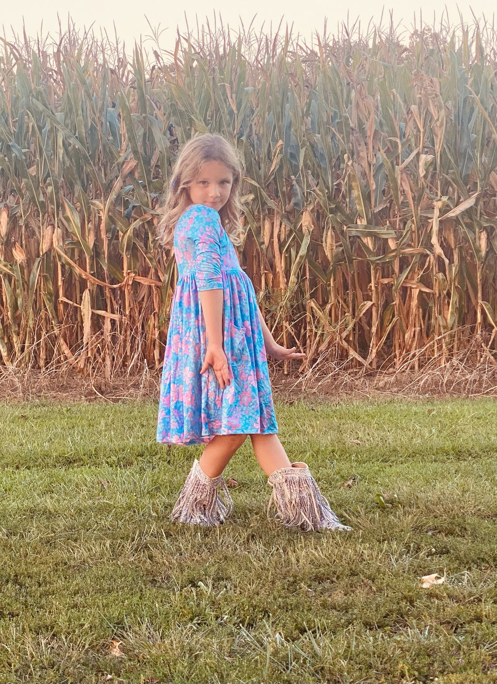 885 Garden Giggles Twirl Dress