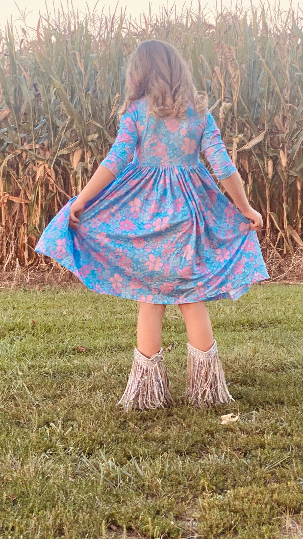 885 Garden Giggles Twirl Dress