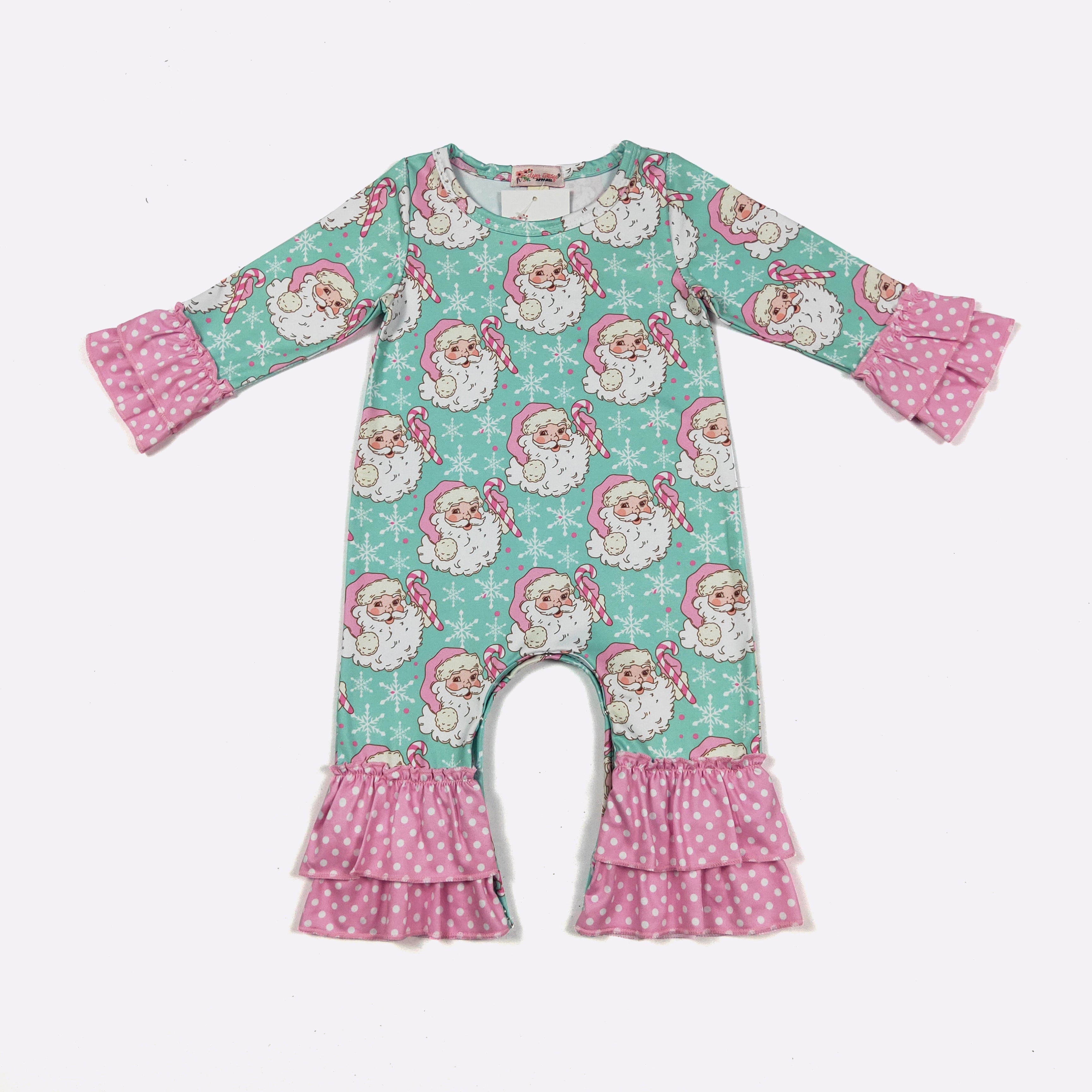 450 Aqua Noel Romper