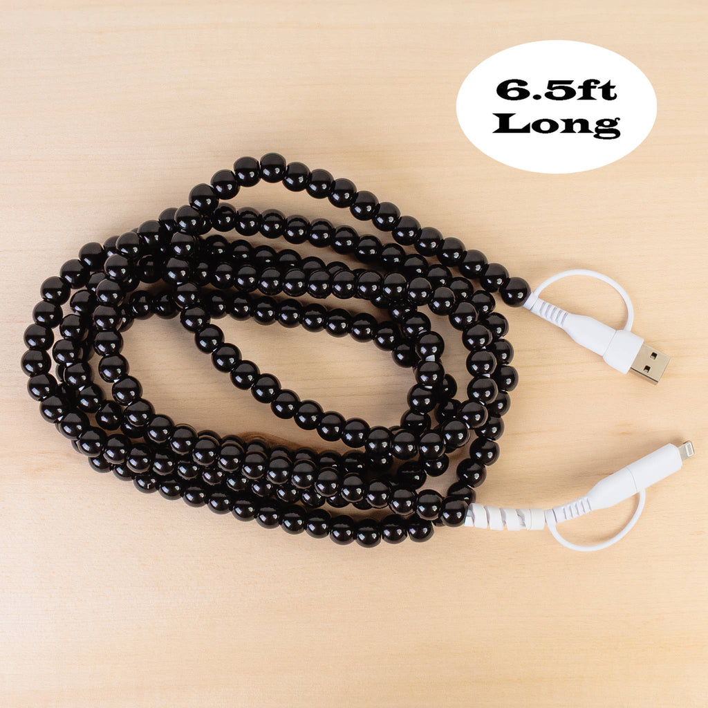 4-in-1 Extra Long Beaded Charging Cable