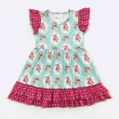 Item 354-Pink mint Ruffle