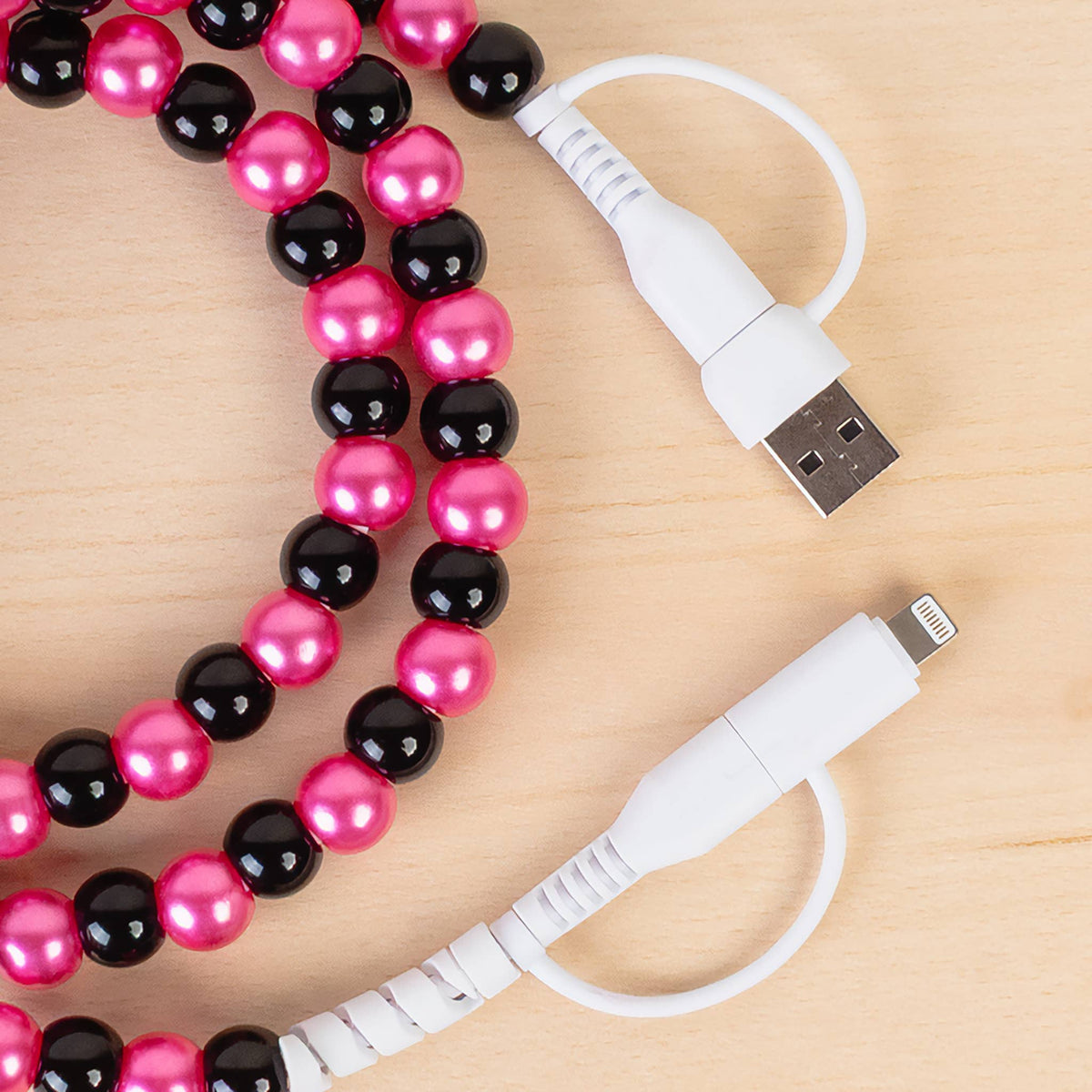4-in-1 Beaded Charging Cable