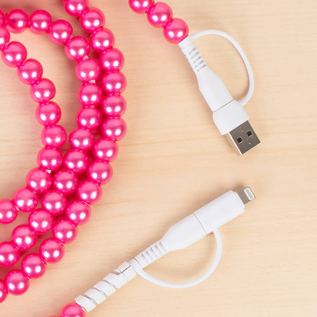 4-in-1 Extra Long Beaded Charging Cable