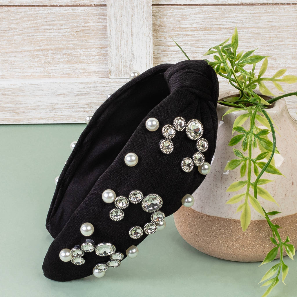 Crystal Squash Blossom Headband