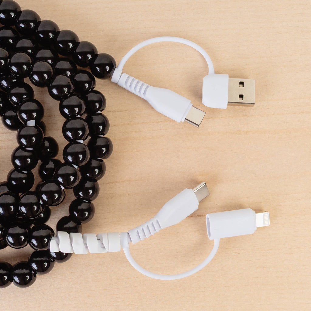 4-in-1 Extra Long Beaded Charging Cable