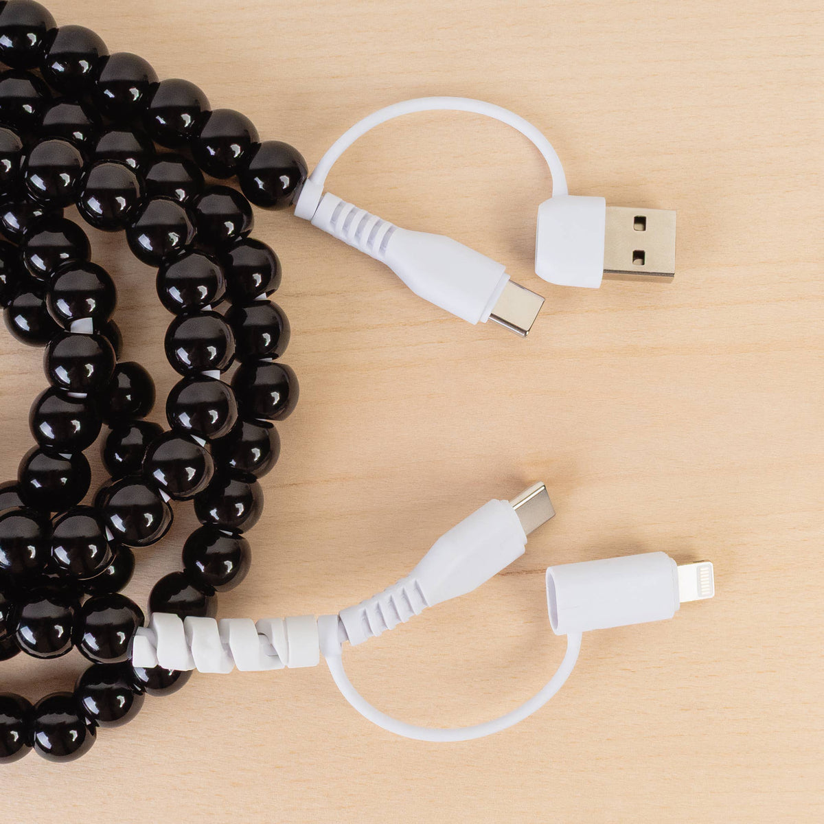 4-in-1 Extra Long Beaded Charging Cable
