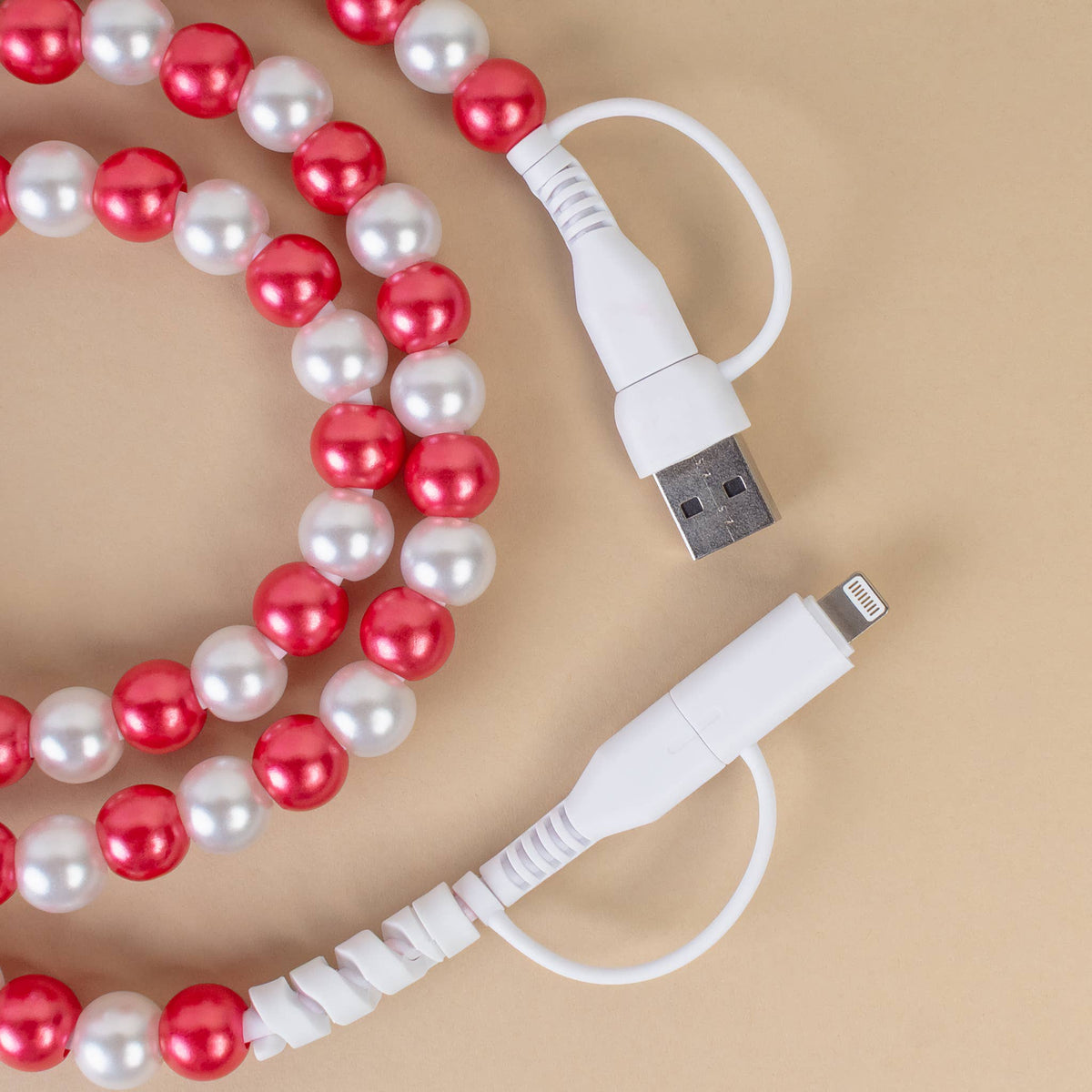 4-in-1 Beaded Charging Cable