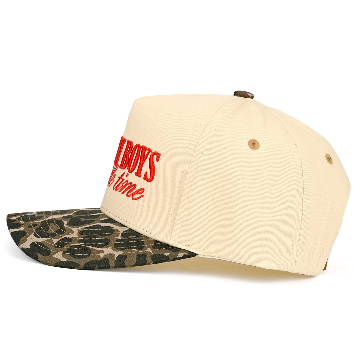 C.C SO MANY BOYS SO LITTLE TIME Letter Two Tone Trucker Hat