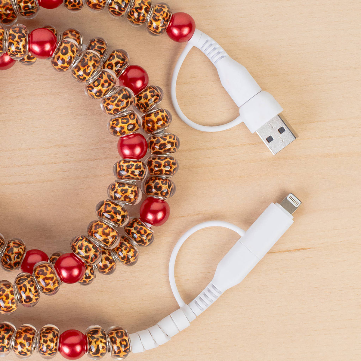 4-in-1 Beaded Charging Cable