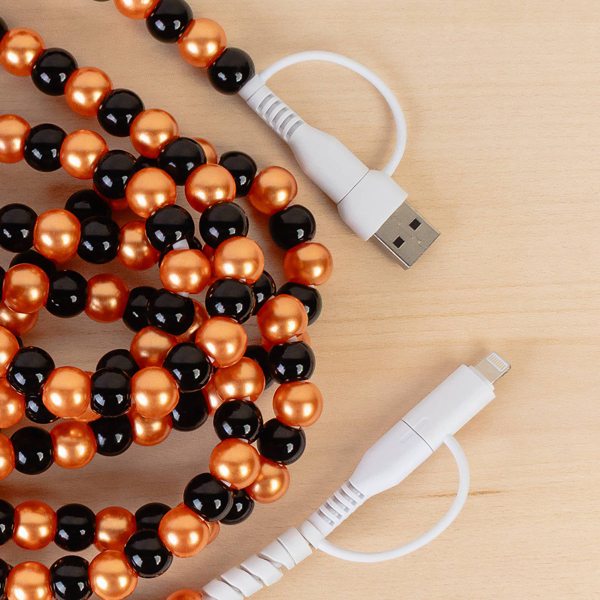 4-in-1 Extra Long Beaded Charging Cable