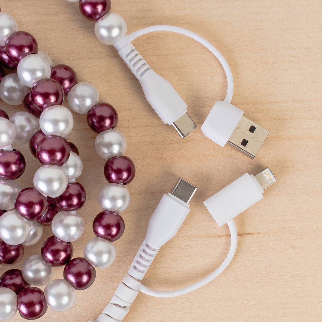 4-in-1 Extra Long Beaded Charging Cable