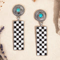 Checkered Earrings