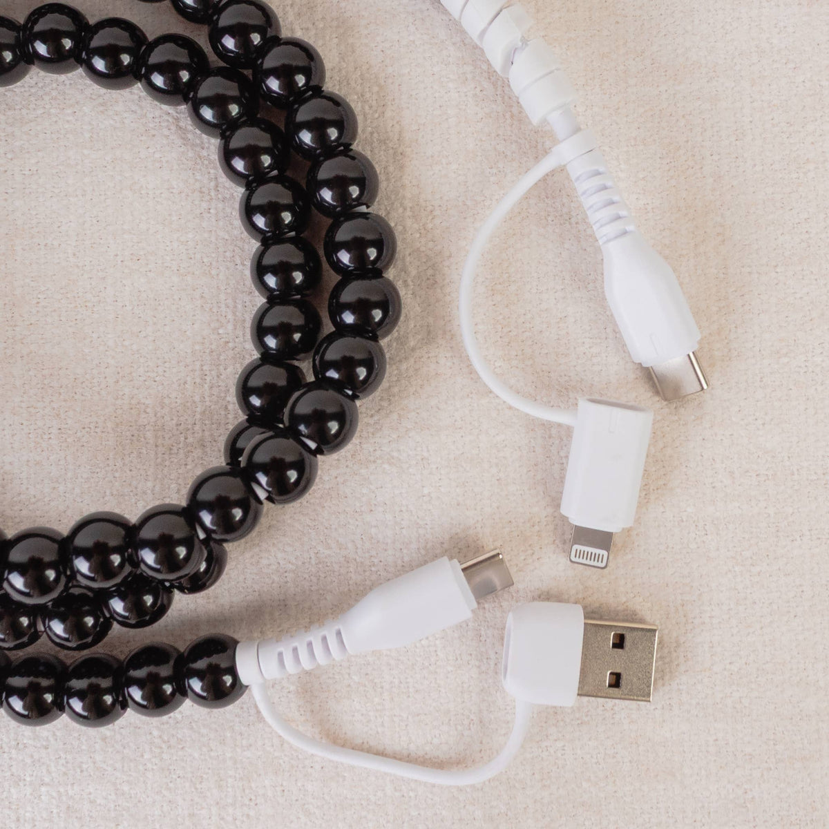 4-in-1 Beaded Charging Cable