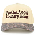 C.C I'VE GOT A 90'S COUNTRY HEART Two Tone Trucker Hat